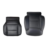 Bottom and Top Black Seat Cover Replacement for Silverado 2014-2019