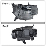 Right Headlight For 2014-2018 Jeep Cherokee Projector Black Housing Halogen Type