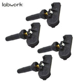 4Pcs Ref # 9L3Z-1A189-A CM5T-1A180-AA Tire Pressure Sensor TPMS for Ford 315 MHz Lab Work Auto