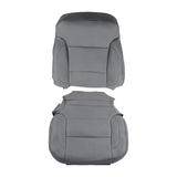 Gray Bottom and Top Seat Cover Replacement for Silverado 2014-2019