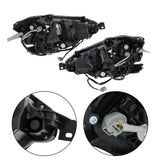 Headlight Headlamp Assembly Single Lens Replacement for IS300/IS250 2014 2015 2016 Replacement for LX2502157 LX2503157 8118553721 8114553721 Driver Side Left LH Passenger Side Right RH