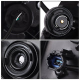 Headlight Assembly Left and Right Halogen Headlamp Replacement for V-ersa 2007-2012