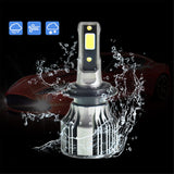 labwork 2Pcs H7 LED Headlight Bulbs,72W 10000LM 6000K Cool White Super Bright Auto High Beam/Low Beam LED Headlight Conversion Kit