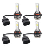 4x 9005+9006 3200W 520000LM Combo LED Headlight High/Low Beam 6000K White Lab Work Auto