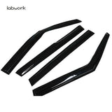 4x Window Visors Vent Sun Wind Guard Deflector For 2008 2009 2010-2013 Kia Soul Lab Work Auto