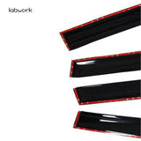 4x Window Visors Vent Sun Wind Guard Deflector For 2008 2009 2010-2013 Kia Soul Lab Work Auto