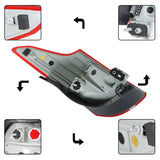 labwork Outer Driver Side Tail Light Replacement for 2015-2018 For Ford Focus Sedan