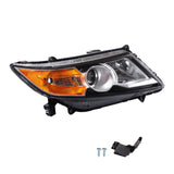 Right Side Headlight Assembly Black Replacement for Odyssey 2014 2015 2016 2017 Headlamps Assembly Replacement for 33101TK8A22 HO2503159