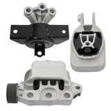 3 Pcs Motor Mount Torque Strut Mount and Transmission Mount Kit Replacement for Chevrolet Sonic 1.4L 2012-2020 Replacement for Chevrolet Sonic 1.8L 2012-2018 A5595 A5726 A5922