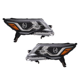 Driver and Passenger Side Headlight Assembly Replacement for Pathfinder Platinum S SL SV 2017-2020 Headlights Halogen w/DRL Projector