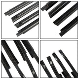 labwork Door Belt Molding Weatherstrip Double Cab Replacement for 2007-2020 Tundra 68160-0C020 68210-0C020 68163-0C010 68164-0C010