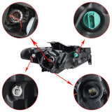 labwork Headlight Assembly, Compatible Replacement for 2018-2020 Chevy Traverse [HID/Xenon Model] LED DRL Projector Headlamp for Driver Side