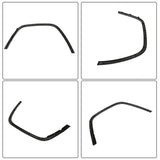 labwork Front Right Side Wheel Fender Flare Molding Trim Replacement for 2016-2022 Jeep Grand Cherokee Front Fender Flares Right Side