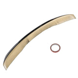 labwork Glossy Black Plastic Rear Trunk Spoiler Splitter Wing Replacement for 2021 2022 Civic 11th Gen 4 Door Sedan