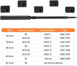 6Pcs Injector Height Gauge Tool Kits For Detroit Diesel Engine series 50 60 3350 Lab Work Auto