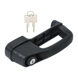Front Door Latch Handle with Bezel Assembly 7109662 Replacement for Bobcat 753 873 150 S160 S175 S185 S205 S220 S250 S300 S330 S740 T140 T160 T190 T200 T250 T300 Skid Steer Loader