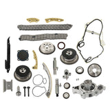 Timing Chain Kit VCT Selenoid Actuator Gear Water Pump Replacement for Ecotec 2.0L 2.4L