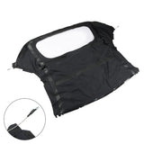 labwork Convertible Soft Top Replacement for Boxster 986 1997-2002 with Plastic Window Stayfast Cloth Black
