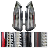 Labwork Tail Lights Assembly For 2013-18 Cadillac ATS LED Black Left+Right Side