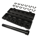 labwork 13Pcs Inner Tie Rod Disassembly Tool Master Inner Tie Rod Tool Set with 12 Crowfoot Adapters