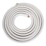 25FT Air Conditioning Tubing Hose Extension 1/4 and 3/8 Inch Insulated Copper Hoses FIT for Mini Split Air Conditioner
