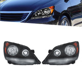 Driver and Passenger Side Headlight Assembly Replacement for Odyssey 2005-2010 Headlamp Assembly LH RH Replacement for HO2502136 HO2503136