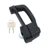 Front Door Latch Handle with Bezel Assembly 7109662 Replacement for Bobcat 753 873 150 S160 S175 S185 S205 S220 S250 S300 S330 S740 T140 T160 T190 T200 T250 T300 Skid Steer Loader