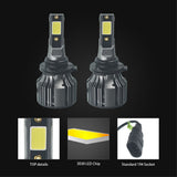 labwork 2Pcs 9005/HB3 LED Headlight Bulbs,72W 10000LM 6000K Cool White Super Bright Auto High Beam/Low Beam LED Headlight Conversion Kit