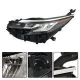 Driver Side Headlight Assembly Replacement for Sienna Le Xle 2021-2022 Left Side Headlamp 81150-08100