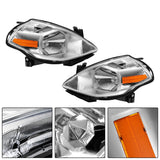 Headlight Assembly Left and Right Halogen Headlamp Replacement for V-ersa 2007-2012