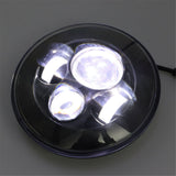 labwork 7 inch Round Black LED Headlight High Low Beam Replacement forJK TJ LJ CJ Hummber H1 H2