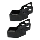 labwork Front Bumper Bracket 2 Pieces Black Replacement for 2011 2012 2013 2014 Silverado Sierra 2500HD 3500HD 20966182 GM1066195