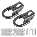 labwork 2 Pieces Front Black Tow Hooks with Hardwares Pair Replacement for 2009-2021 F-150