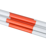72" Inch Snow Stakes Driveway Markers 1/4 Inch Orange Plow Stakes Without Reflective Tape for Driveway Mark Snow Plow Parking Lots 100pcs