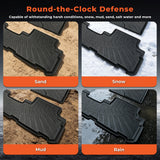 Floor Mats for Cars Liner 3Pcs Black Replacement for Highlander 2008-2013