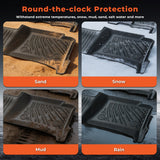 3-Piece 3D TPE All-Weather Floor Mats for 1999-2007 Chevy Silverado GMC Sierra 1500 2500 Classic