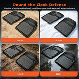 2Pcs Front TPE Car Floor Mats Replacement for Transit Connect 2014-2021