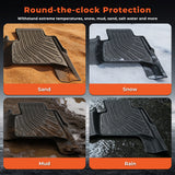 3-Piece TPE All-Weather 3D Custom Floor Mats for 2015-2020 Chevy Tahoe GMC Yukon