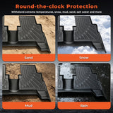 labwork Custom Fit TPE All-Weather Floor Mats for 2013-2019 Ford Escape C-Max
