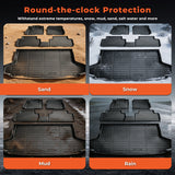 Full Set TPE All-Weather 3D Custom Floor Mats for 2023-2026 Honda HR-V Gas Hybrid