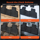 3PCS TPE All-Weather Floor Mats for 2019-2025 Toyota RAV4