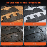 3D Floor Mats Liners for 2018-2024 Ford Expedition / Expedition Max All Weather
