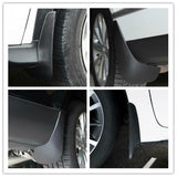 ABS Black Plastic Mud Flaps Splash Guard Mudguard Set For Honda CRV 2017-2021 Lab Work Auto