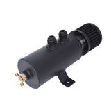 Aluminum 10AN Oil Catch Can Reservoir Tank W/ Breather Filter Baffled Labwork Lab Work Auto