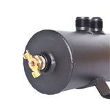 Aluminum 10AN Oil Catch Can Reservoir Tank W/ Breather Filter Baffled Labwork Lab Work Auto