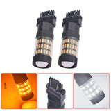 Amber/White Switchback LED Turn Signal Light Bulbs For Chevy Silverado 1500 2500 Lab Work Auto