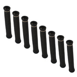 Black 1200° Spark Plug Wire Boot Heat Shield Protector Sleeve SBC BBC 454 350 Lab Work Auto