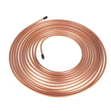 Brake Line Tubing Kit Copper coated 25 ft 1/4" Not include 16 Fittings Lab Work Auto