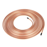 Brake Line Tubing Kit Copper coated 25 ft 1/4" Not include 16 Fittings Lab Work Auto