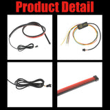 Car LED Rear 3rd Stop Brake Strip Light Signal Lamp Driving Warning Turn 40 inch Lab Work Auto